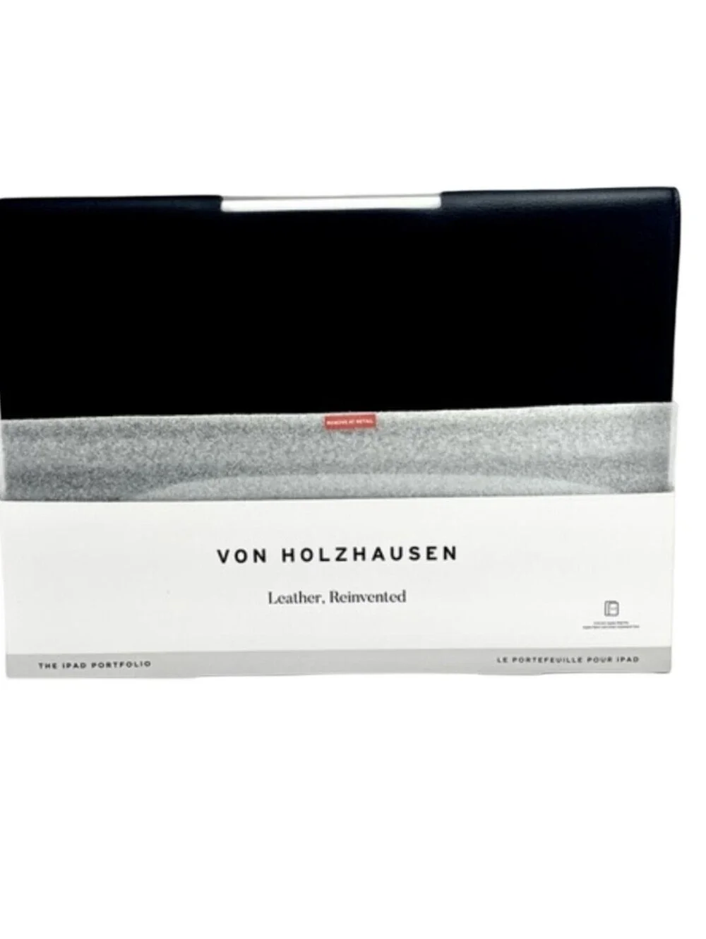 Von Holzhausen The iPad Portfolio in Black NWT